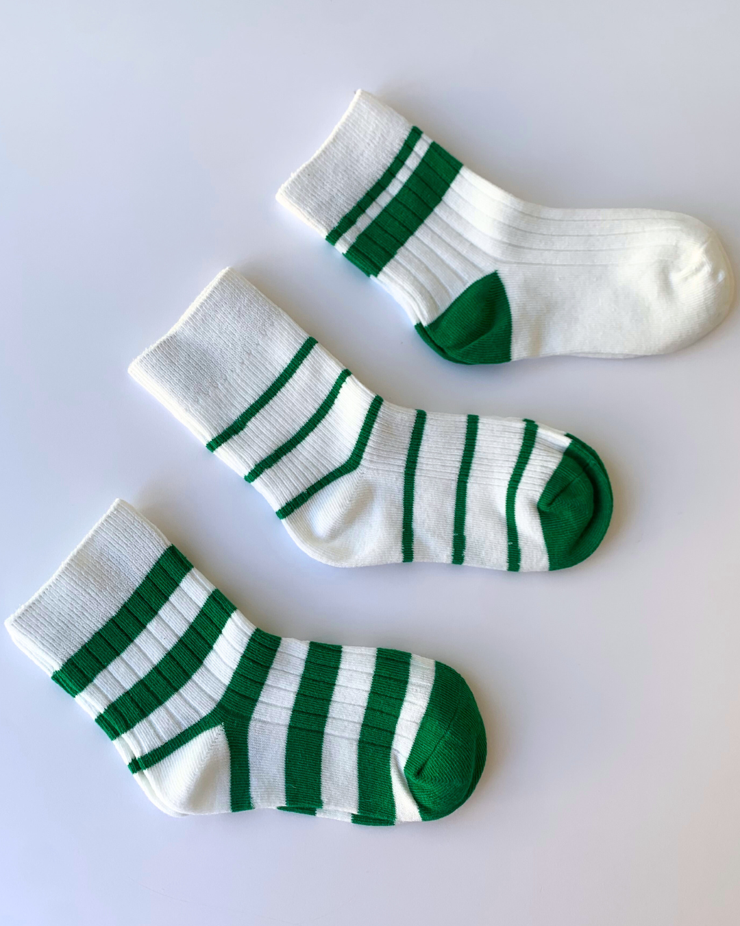 Green Stan Retro Tennis 3 Pack Socks Set