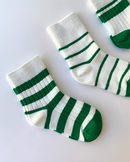 Green Stan Retro Tennis 3 Pack Socks Set