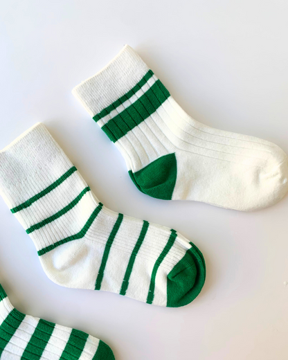 Green Stan Retro Tennis 3 Pack Socks Set