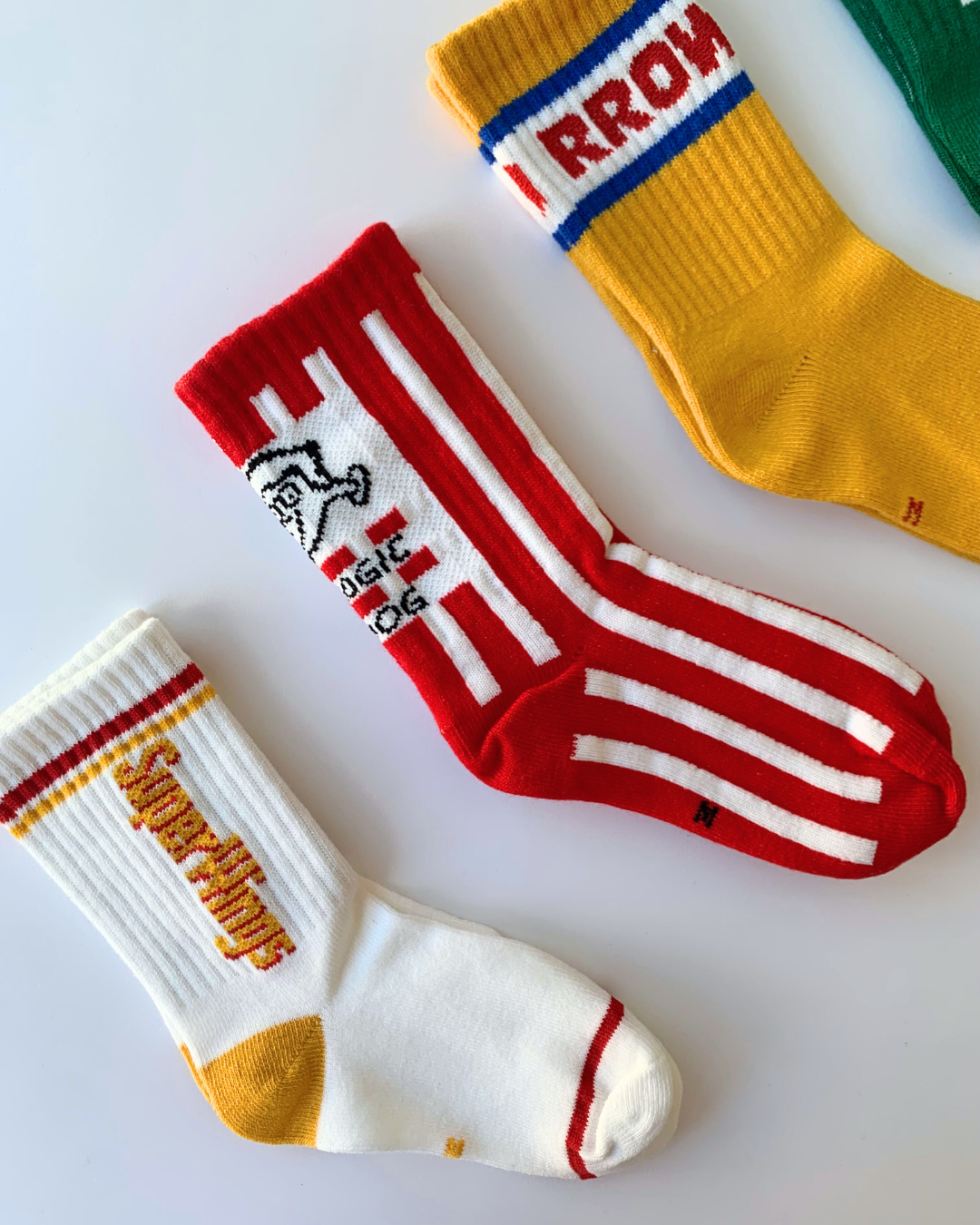 Retro Tennis 4 Pack Socks Set