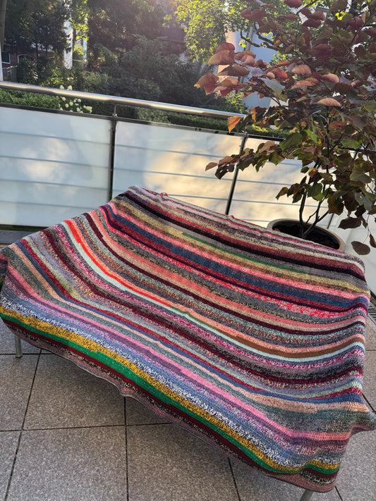 New Amazing Handmade Colorful Knit Blanket 2