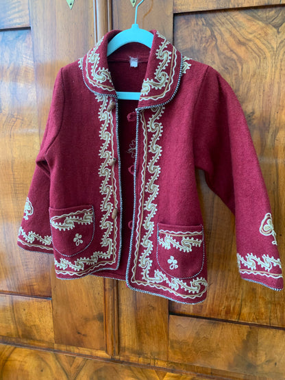 Vintage Wool Jacket with oriental embellishments