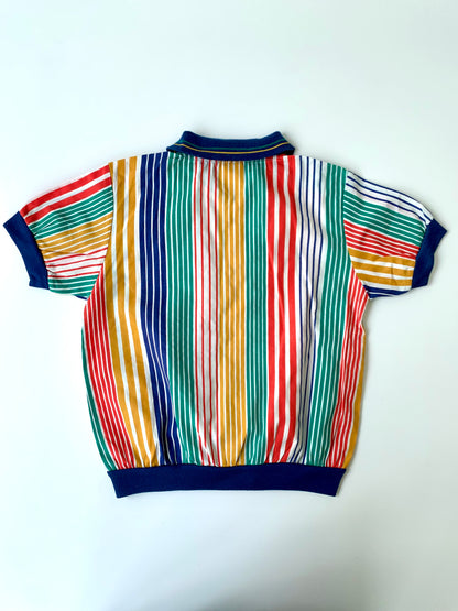 80s Vintage Striped Shirt