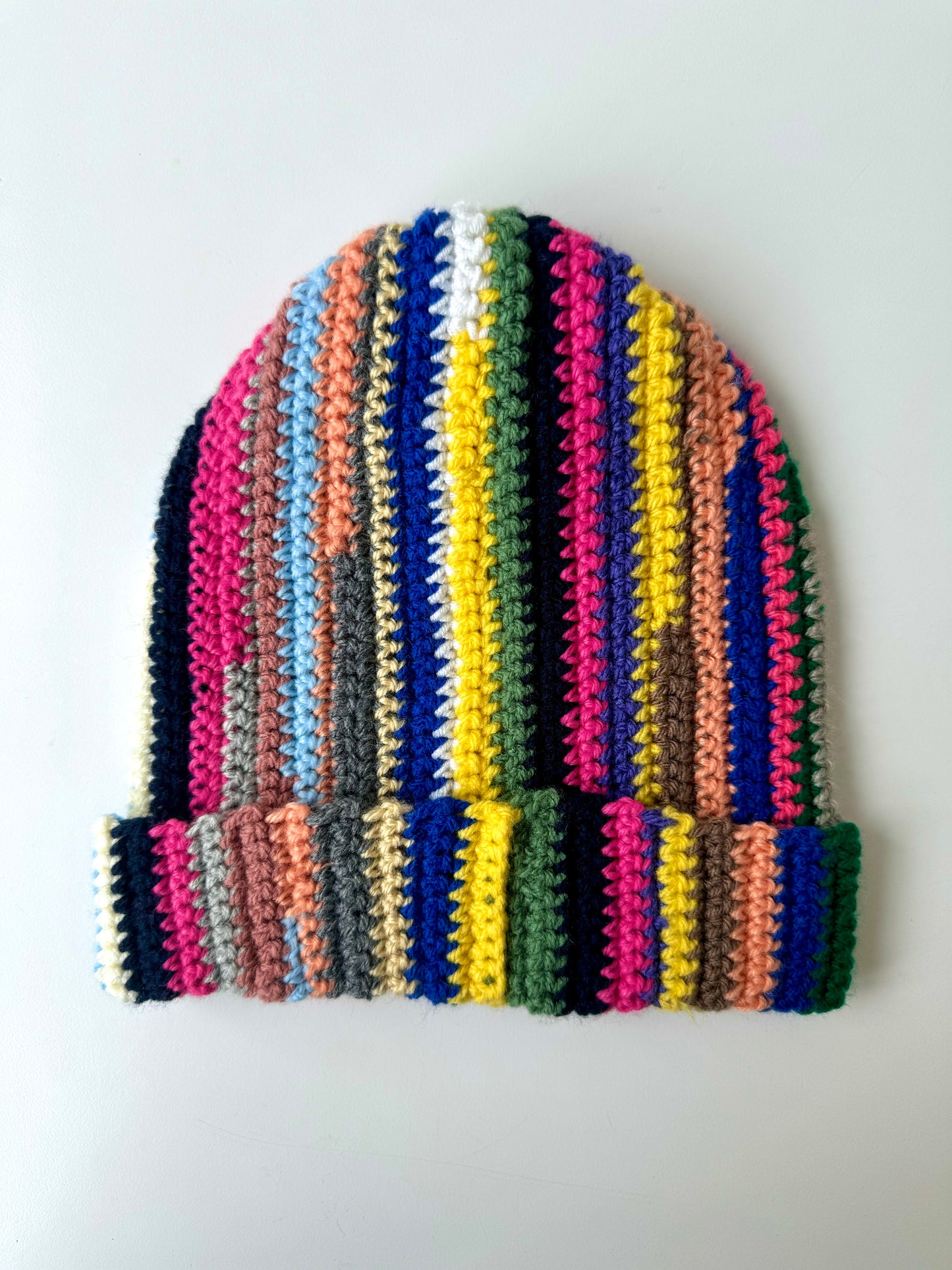 Handmade Colorful Crocheted Knit Kids Beanie