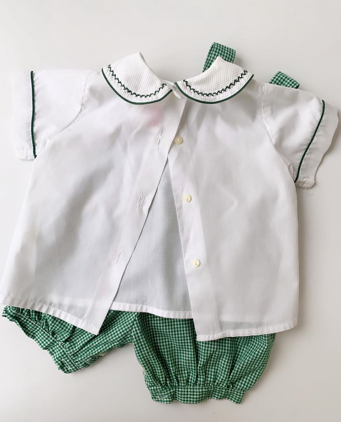 90s French Vintage Adorable Romper Set