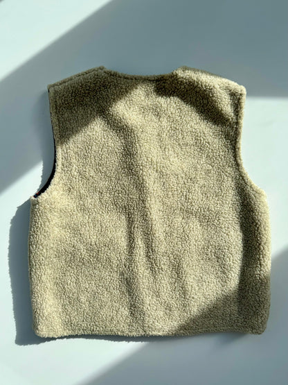 80s Vintage Sigikid Sherpa Vest