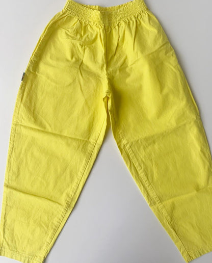 80s Vintage Sunny Yellow Balloon Pants