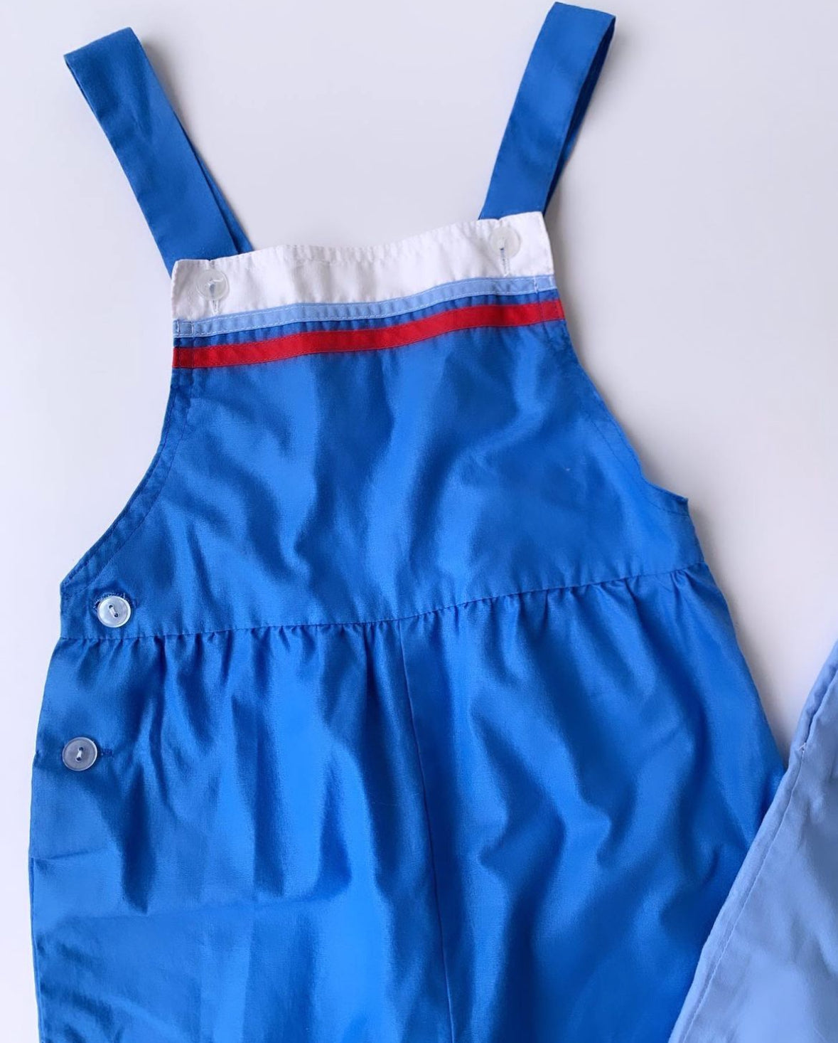 80s Vintage Twins Summer Dungarees