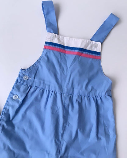 80s Vintage Twins Summer Dungarees