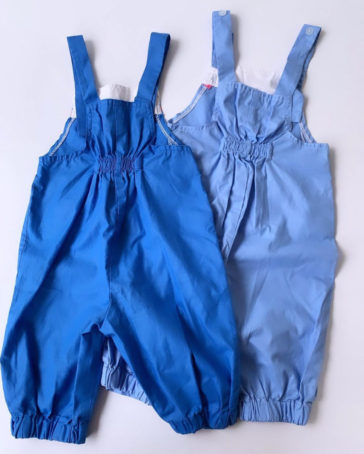 80s Vintage Twins Summer Dungarees