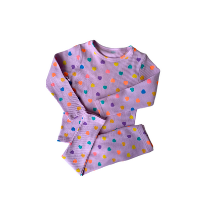 Heart Easywear Set Purple
