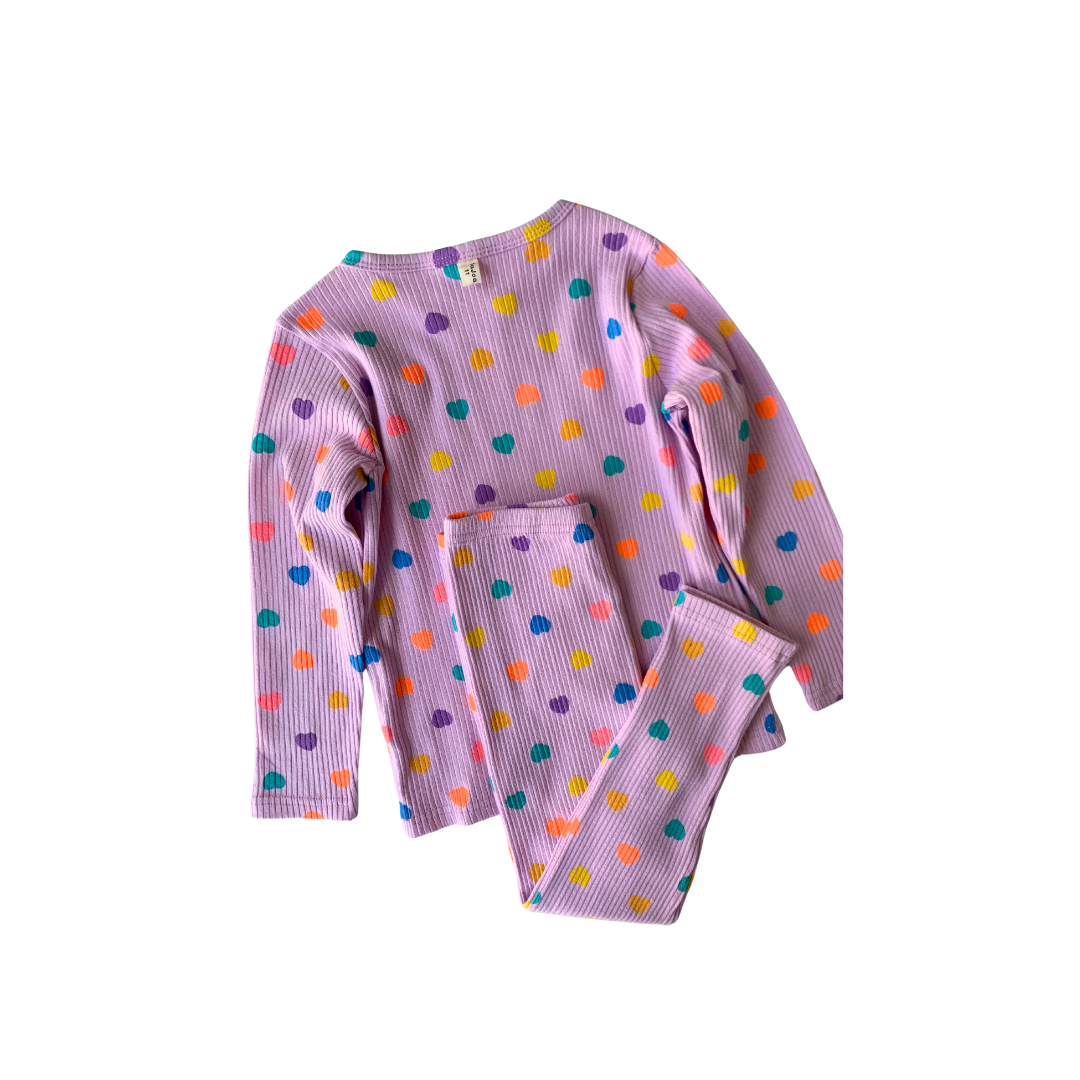 Heart Easywear Set Purple